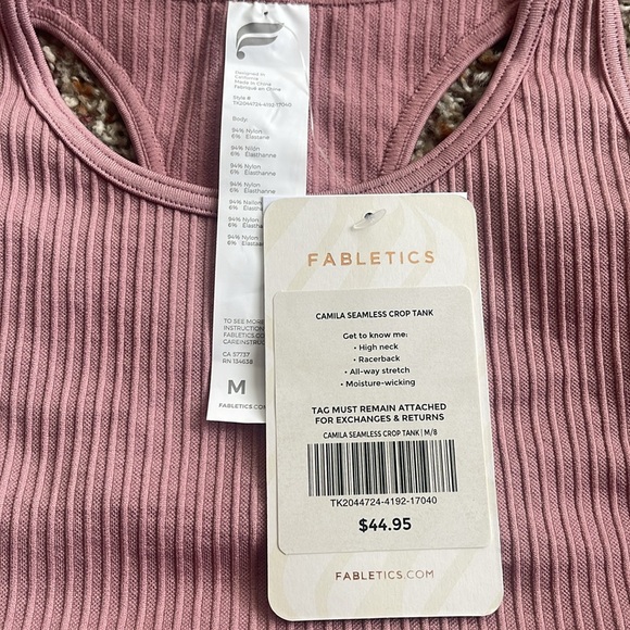 Fabletics Camila Seamless Crop Tank - Picture 2 of 3
